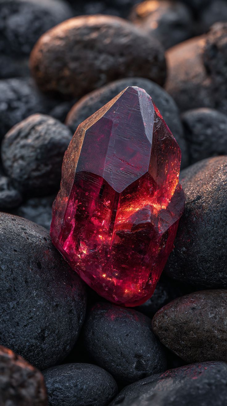 Confidence——Garnet - Nomad Roots Studio