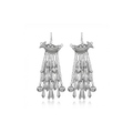 Miao Silver Earrings  | Ethnic Heritage