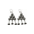 Miao Silver Earrings  | Ethnic Heritage