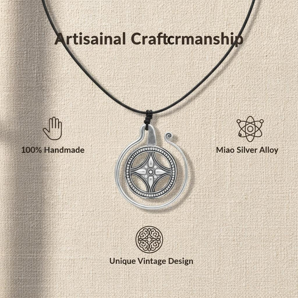 Miao Silver Necklace | Ethnic Heritage