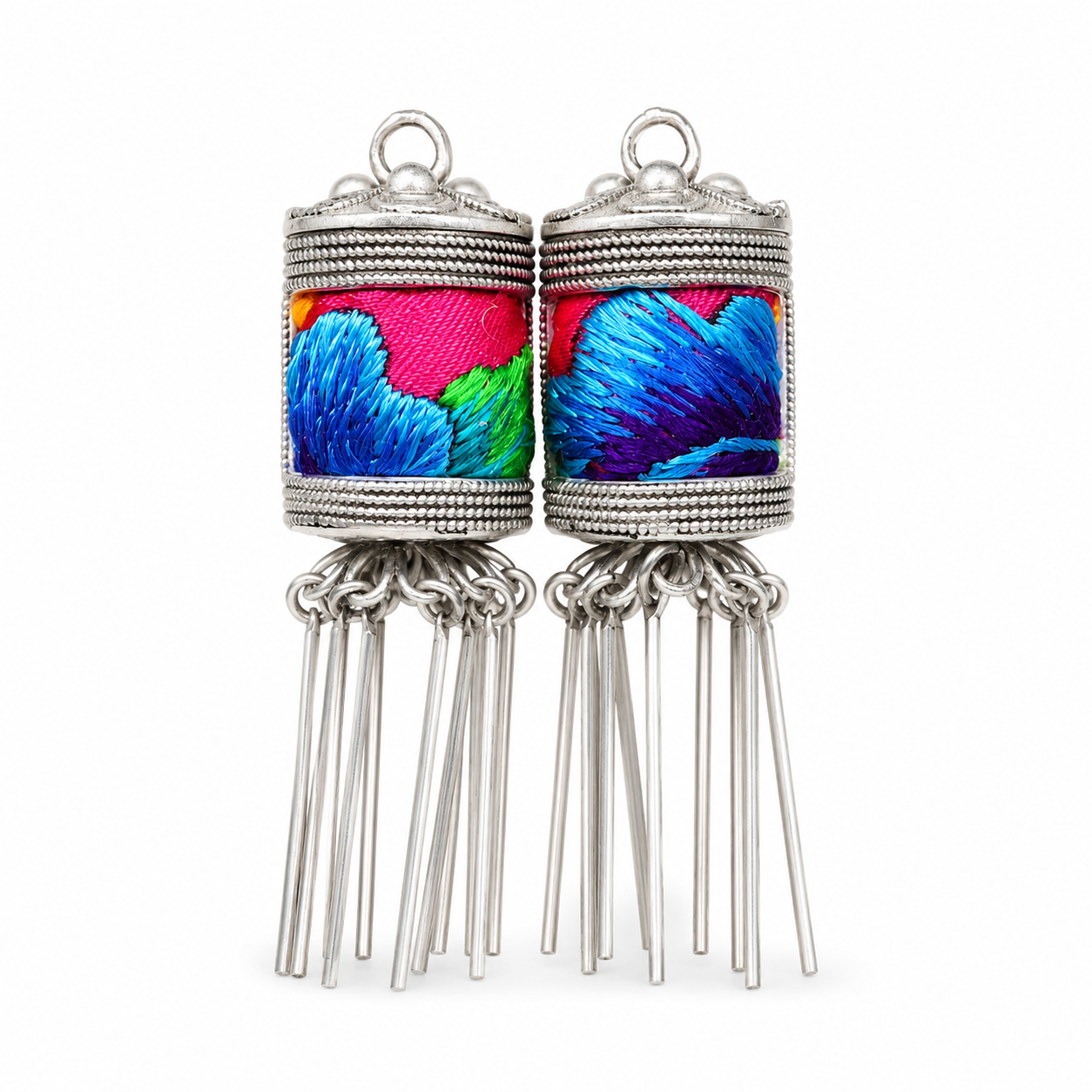 Vintage Embroidery Earrings| Heritage