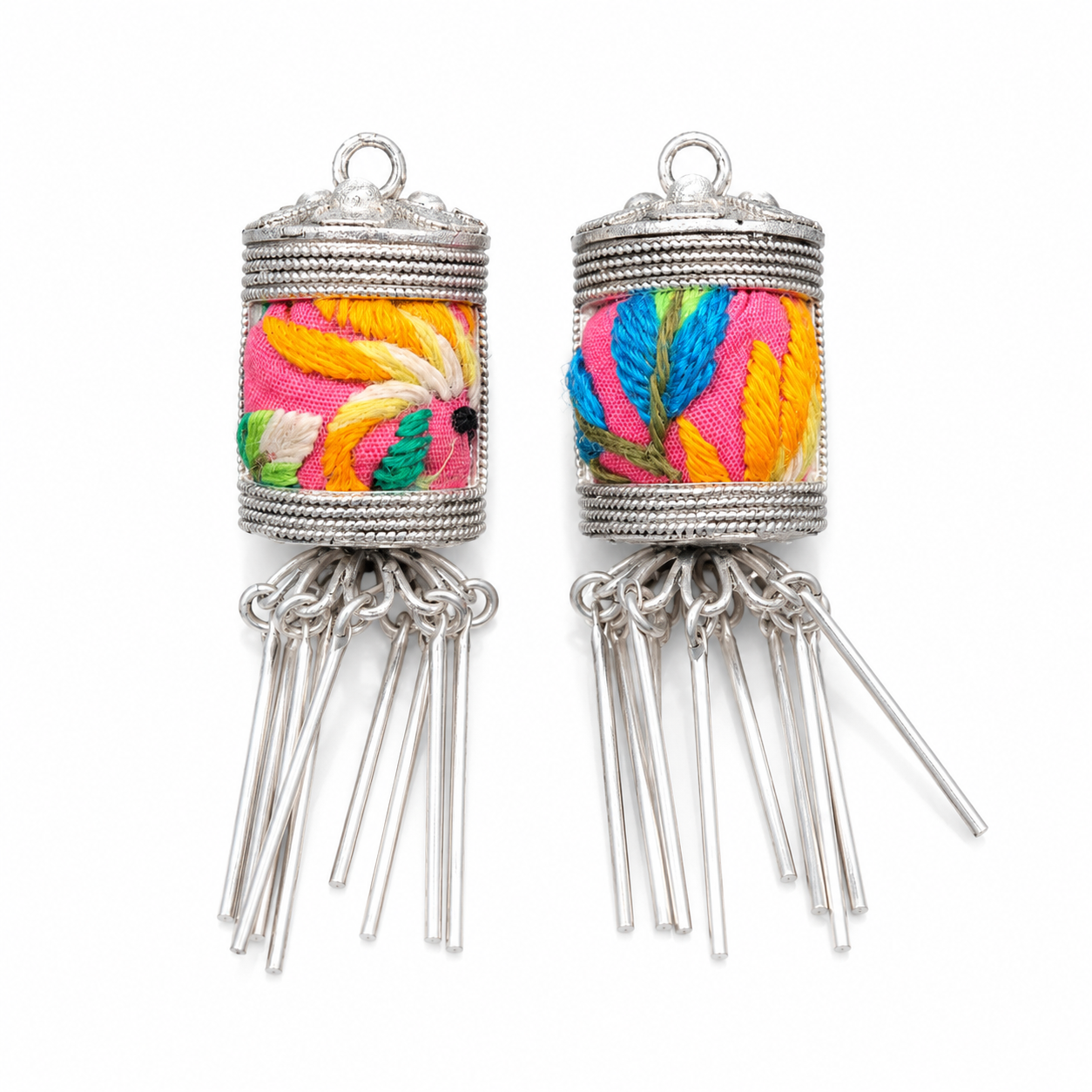 Vintage Embroidery Earrings| Heritage