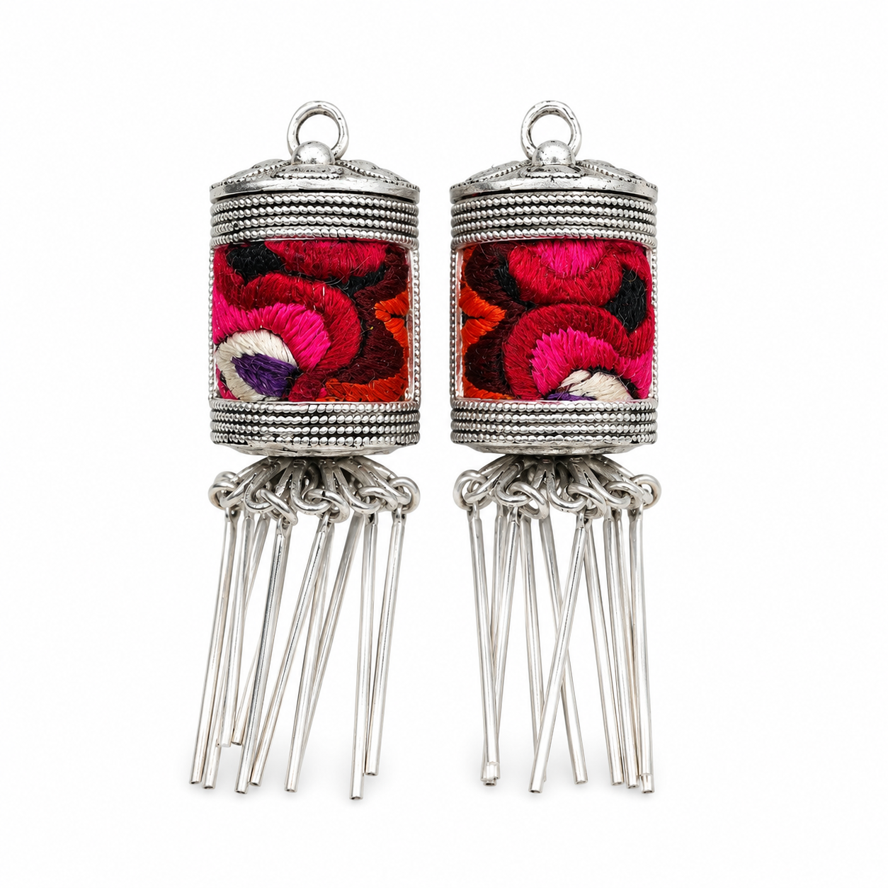 Vintage Embroidery Earrings| Heritage