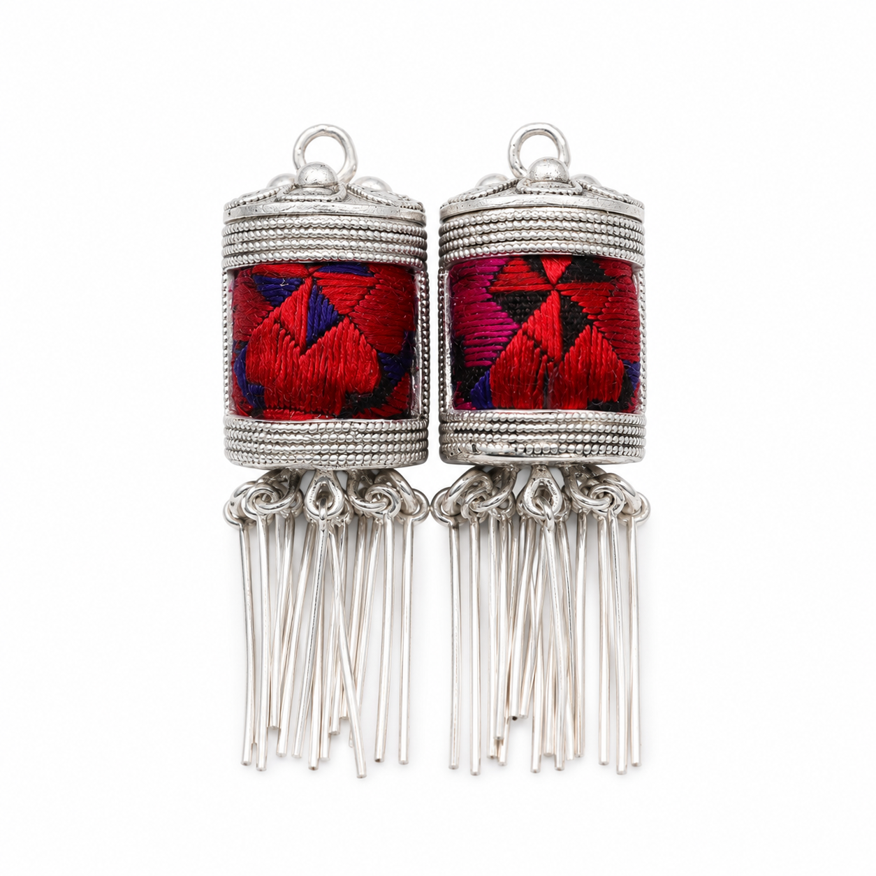 Vintage Embroidery Earrings| Heritage