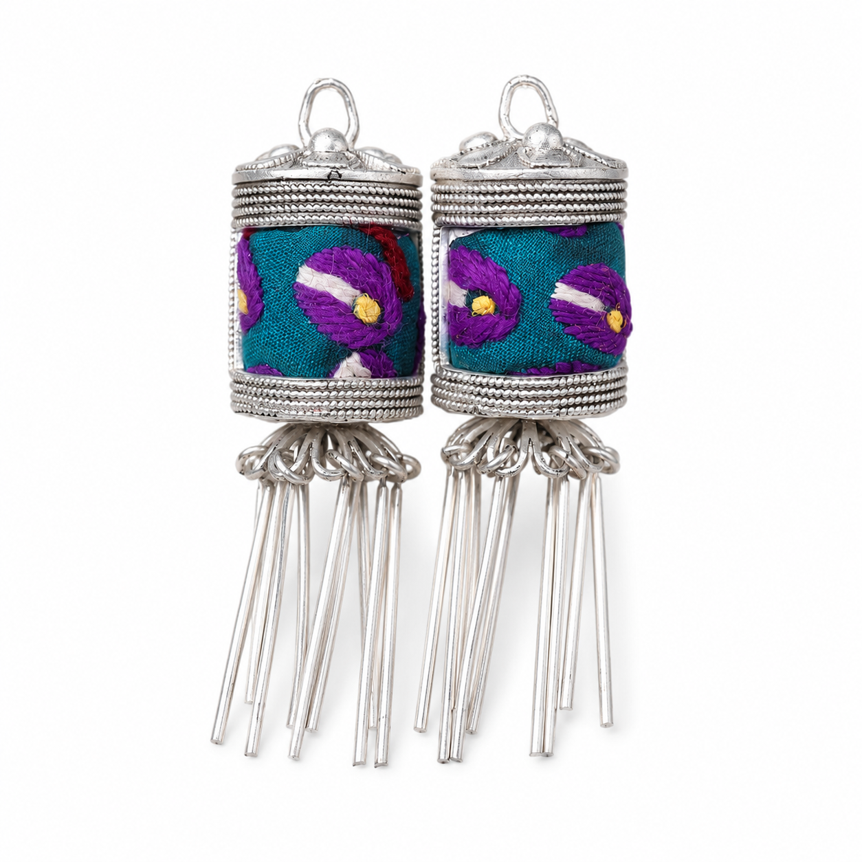 Vintage Embroidery Earrings| Heritage