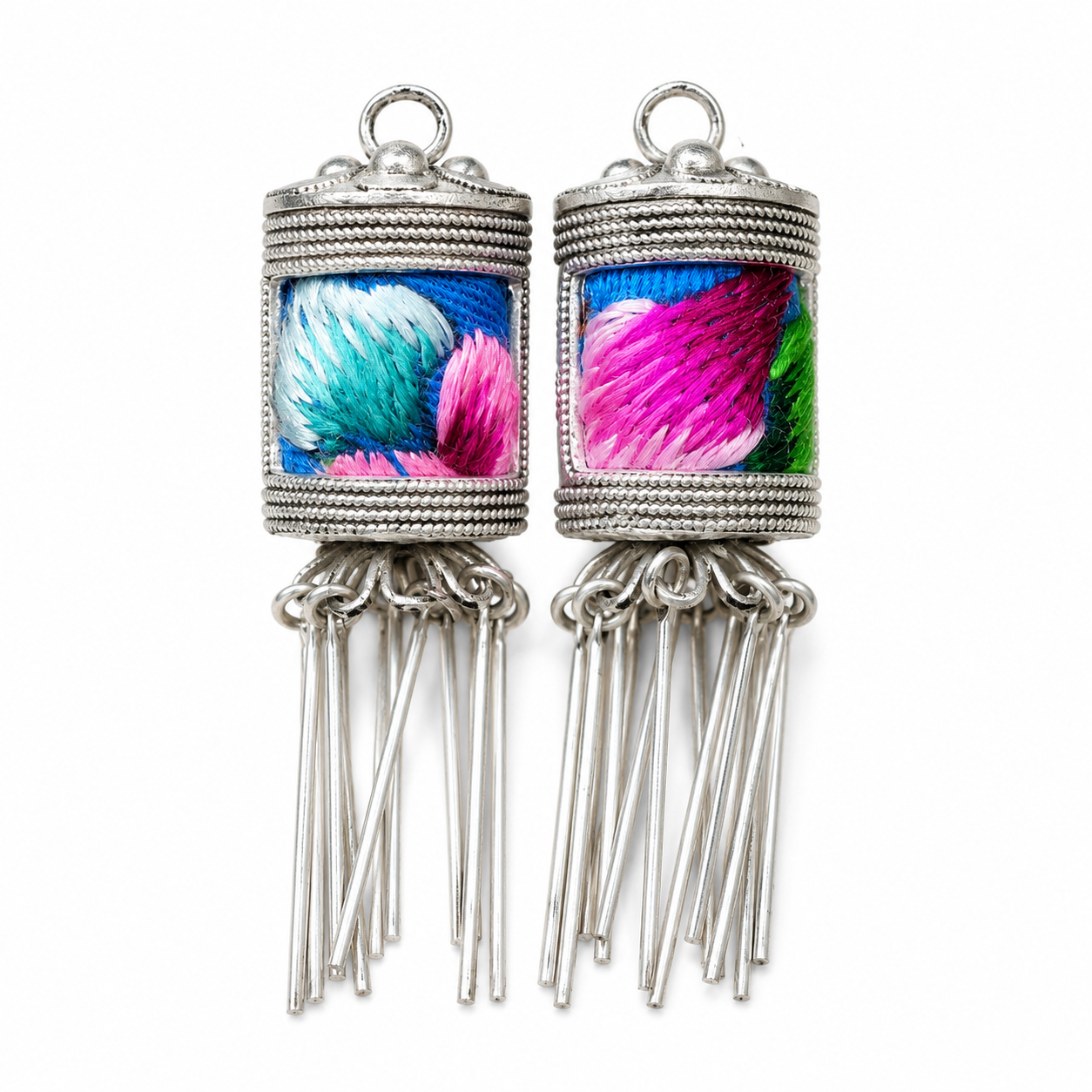 Vintage Embroidery Earrings| Heritage