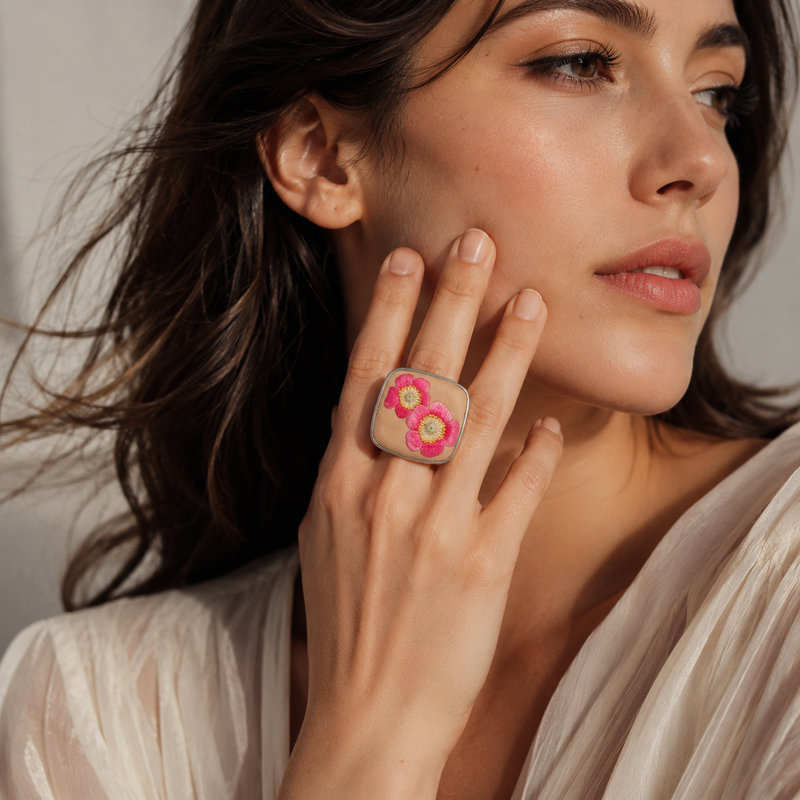Vintage Embroidery & Indigo Ring | Heritage