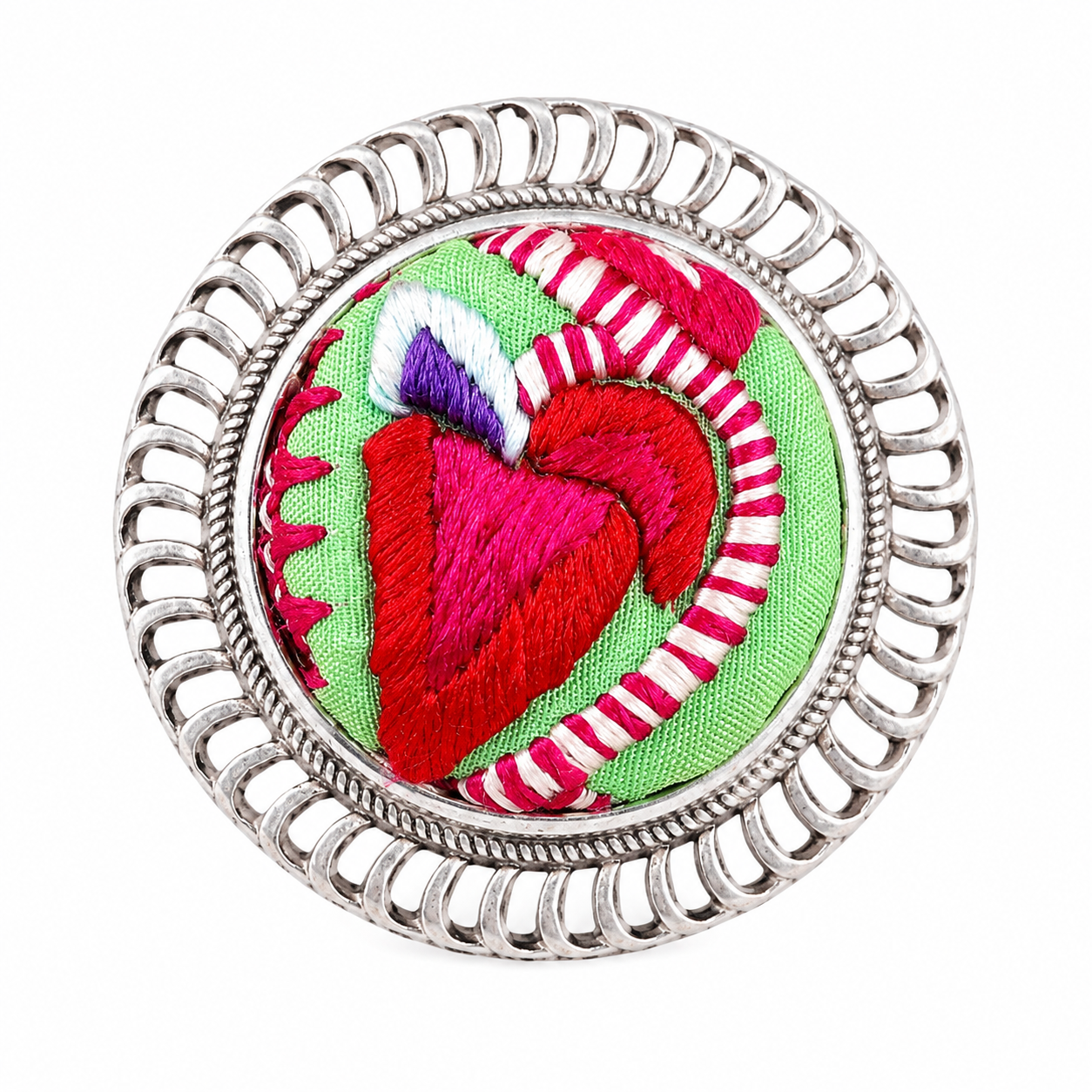 Vintage Embroidery & Indigo Ring | Heritage