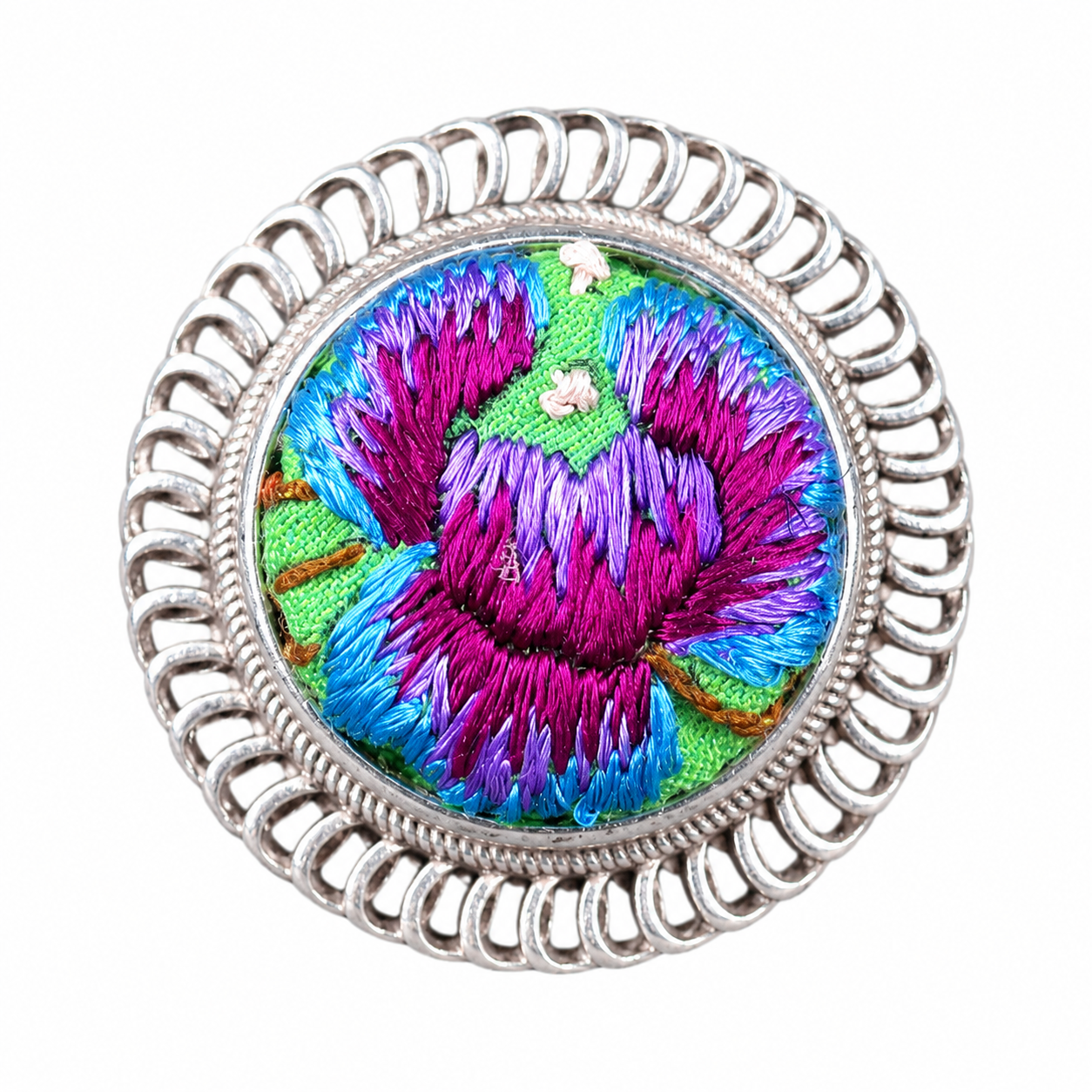 Vintage Embroidery & Indigo Ring | Heritage