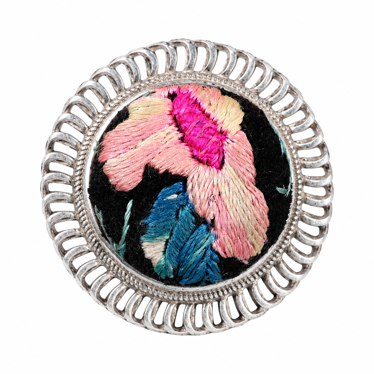 Vintage Embroidery & Indigo Ring | Heritage