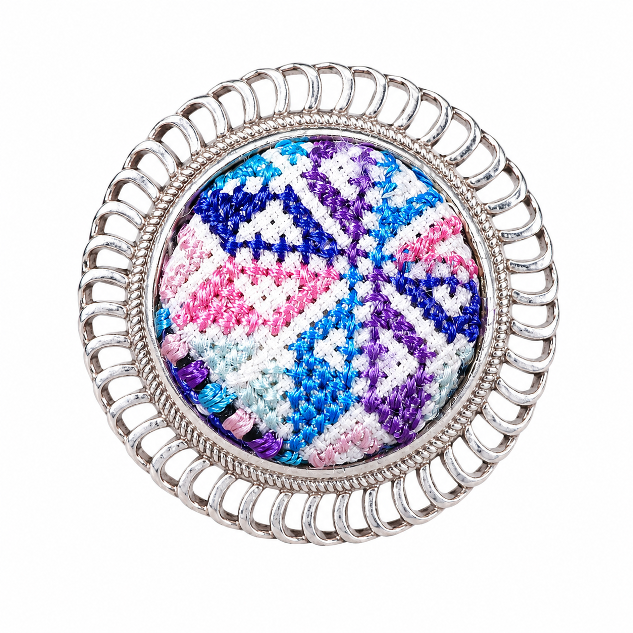 Vintage Embroidery & Indigo Ring | Heritage