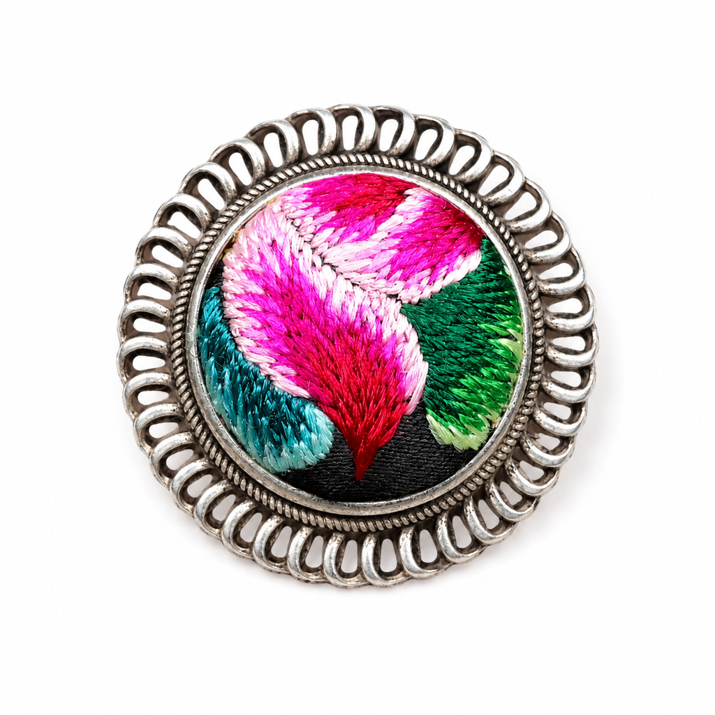 Miao Silver Earrings  | Ethnic Heritage