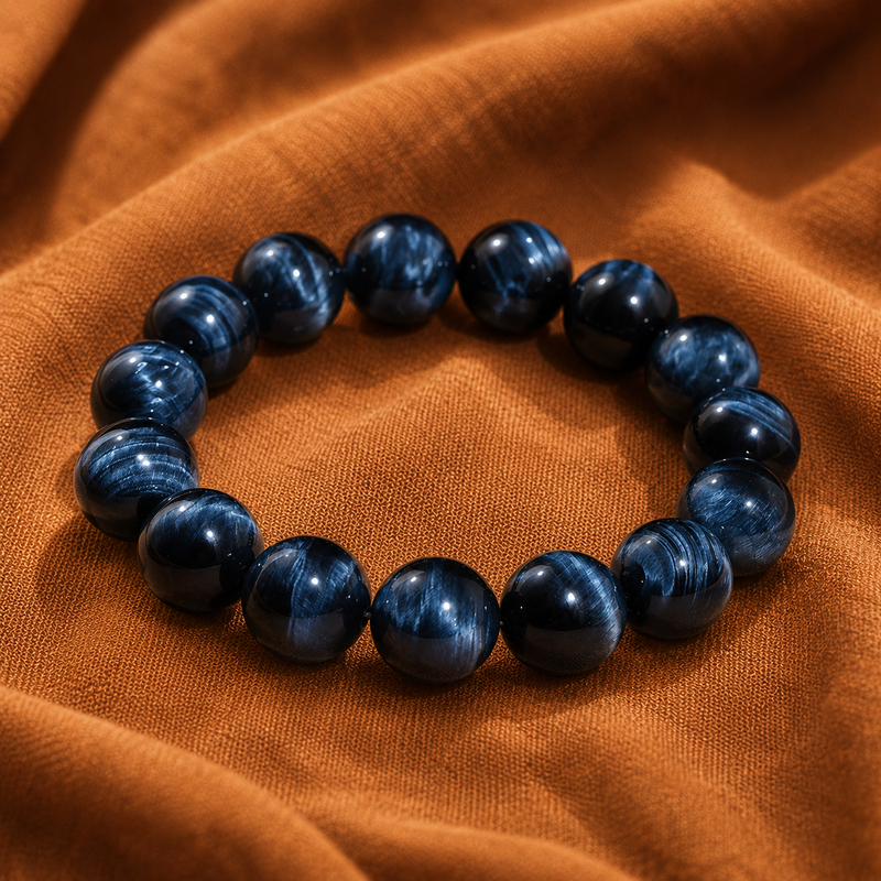 Natural 7A Blue Tiger's Eye Bracelet
