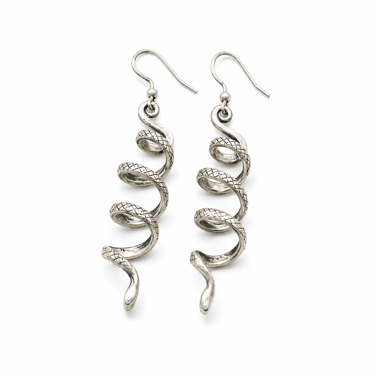 Miao Silver Earrings | Ethnic Heritage