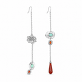 Miao Silver Earrings | Ethnic Heritage