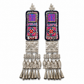 Miao Silver Earrings | Ethnic Heritage