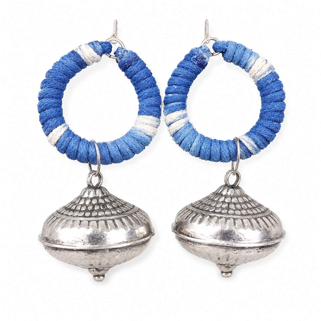 Miao Silver Earrings  | Ethnic Heritage