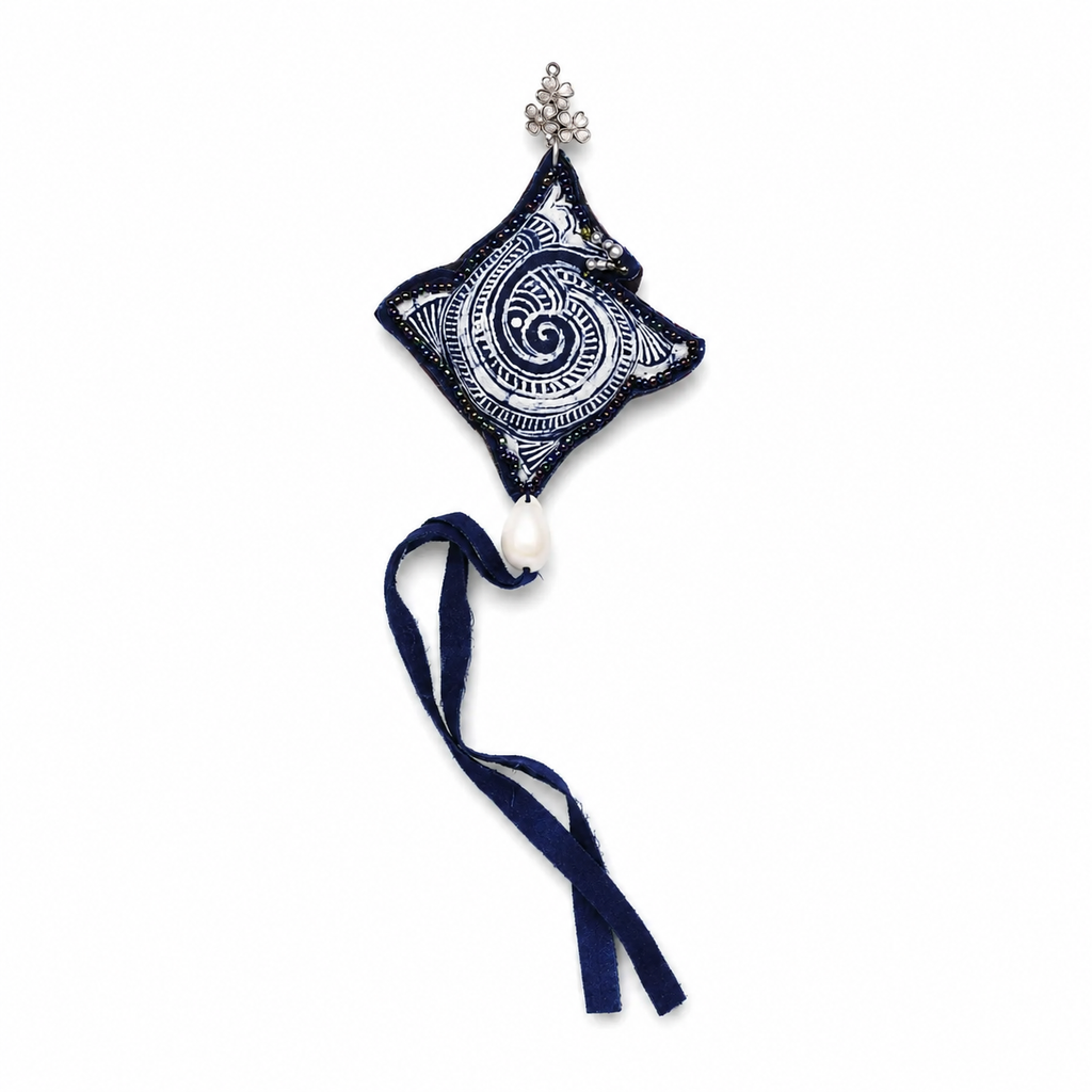 Miao Silver Earrings | Ethnic Heritage