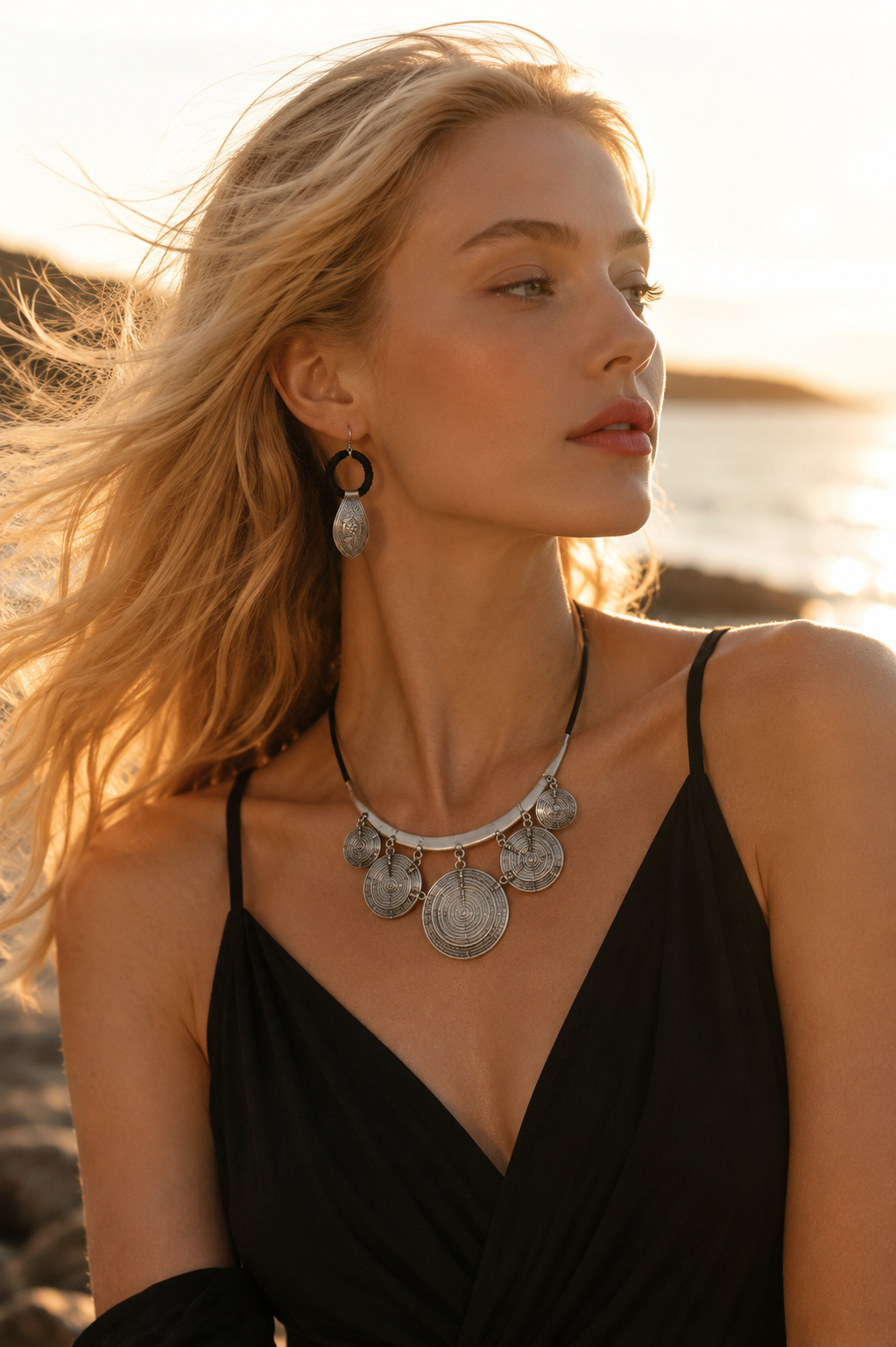 Miao Silver Earrings | Ethnic Heritage