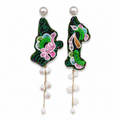 Vintage Embroidery Earrings | Heritage