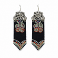 Vintage Embroidery Earrings  | Heritage