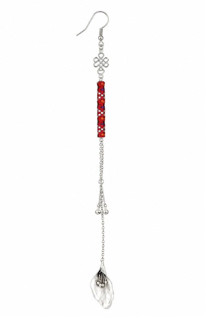 Miao Silver Earrings  | Ethnic Heritage