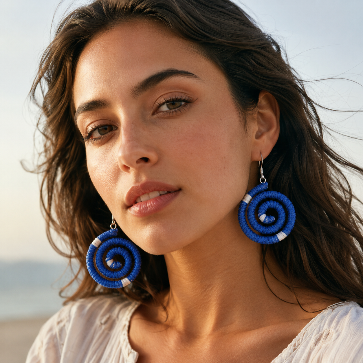 Miao Silver Earrings | Ethnic Heritage