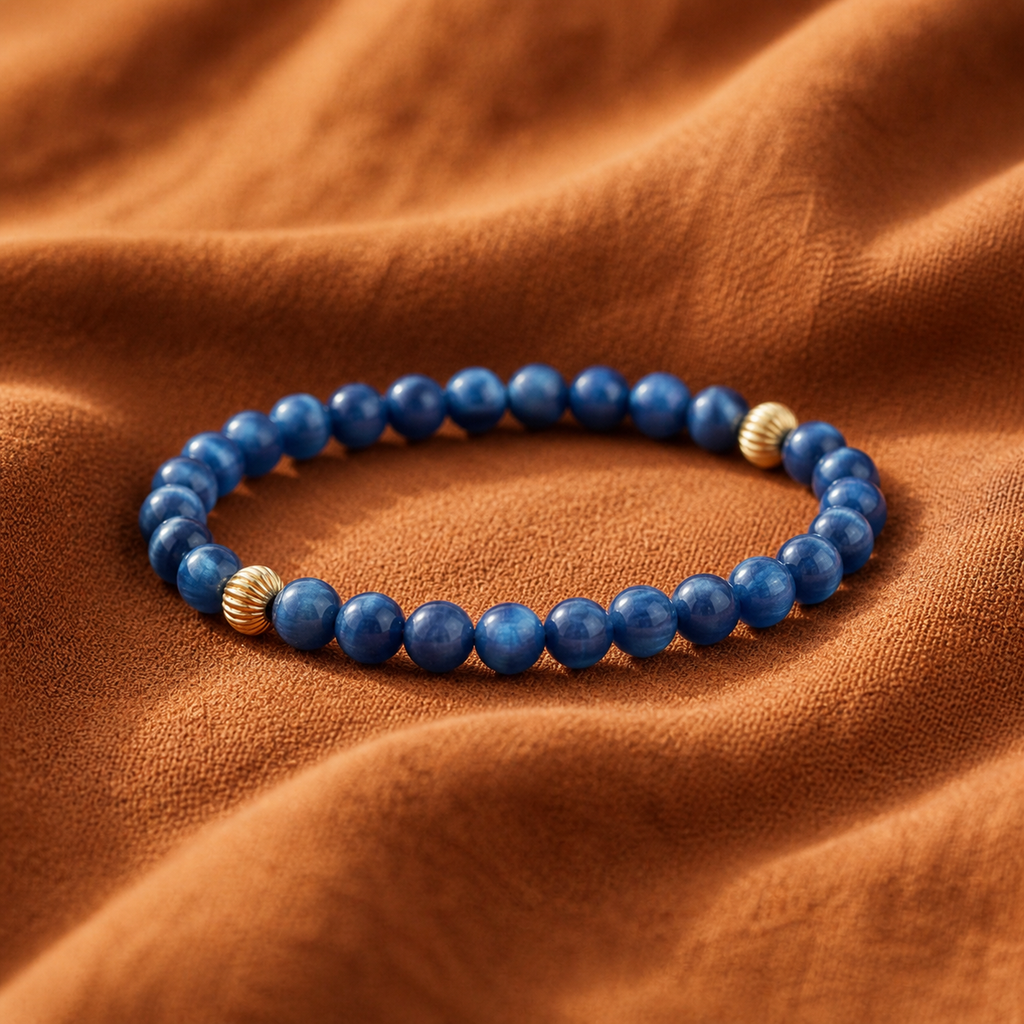 Minimalist Blue Kyanite Bracelet