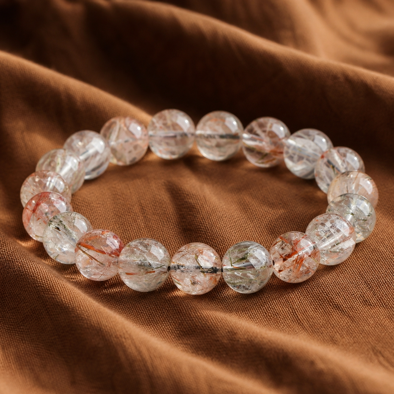 Black Gold Super Seven Bracelet - 6A Premium | All-Chakra Activation Crystal