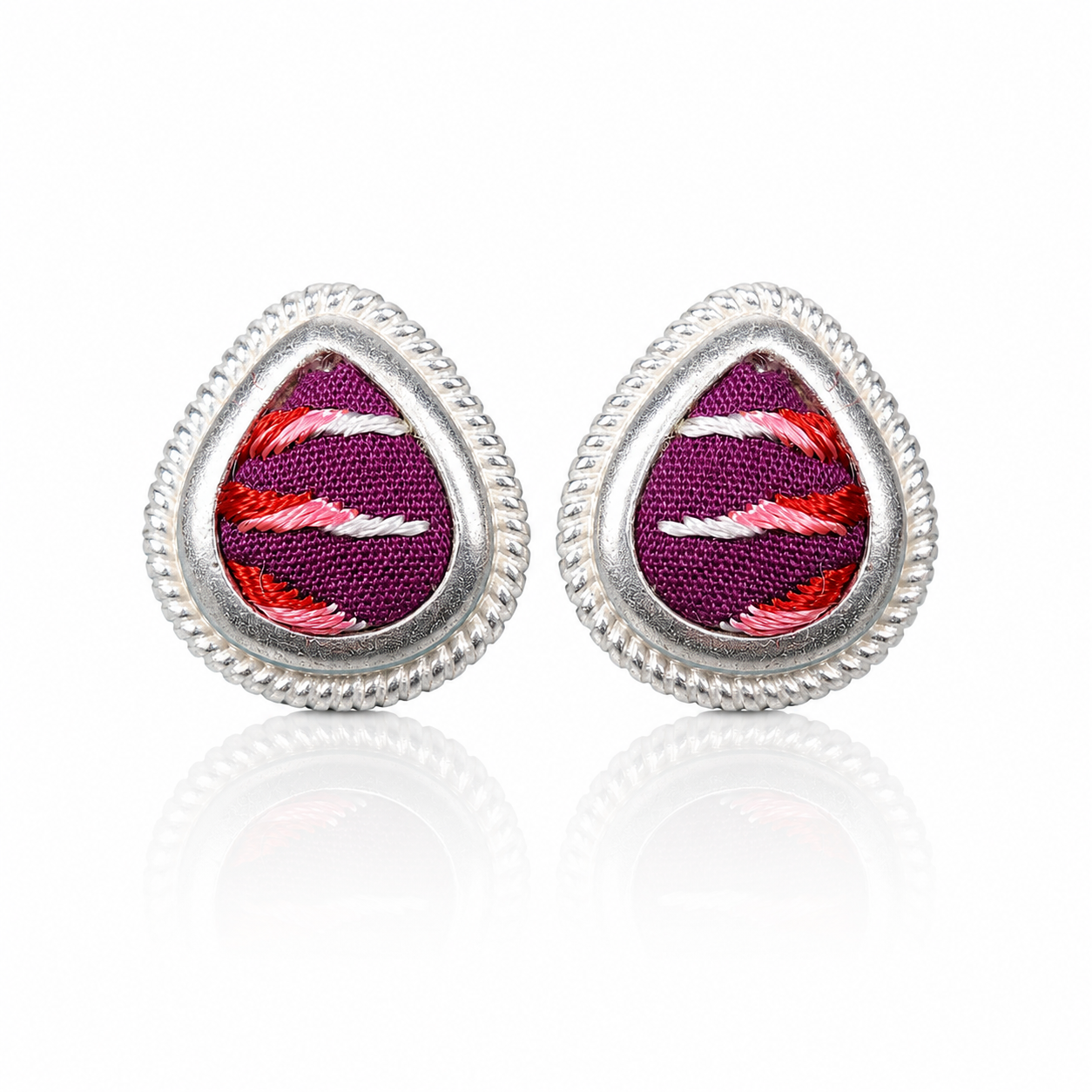 Vintage Embroidery Earrings  | Heritage