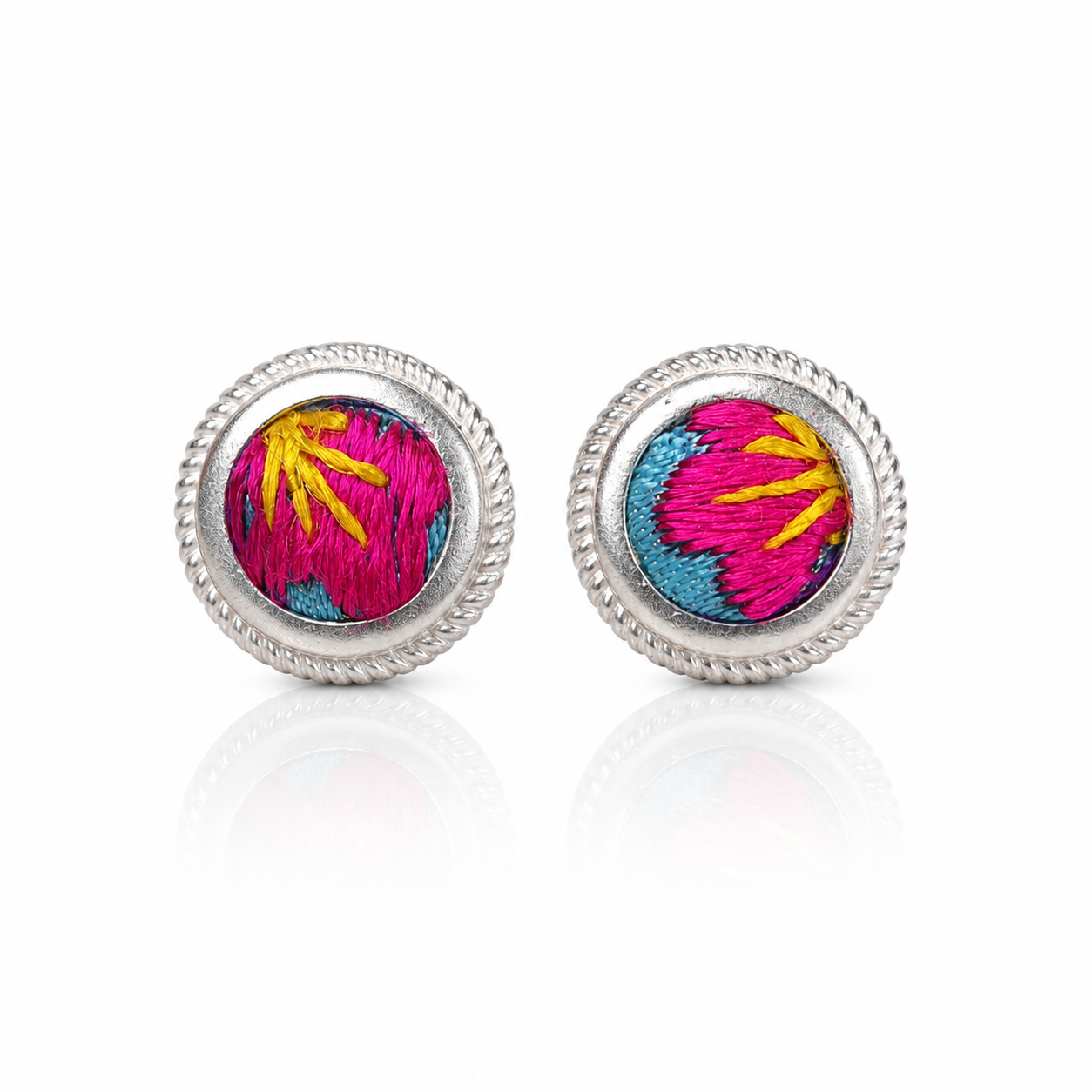 Vintage Embroidery Earrings | Heritage