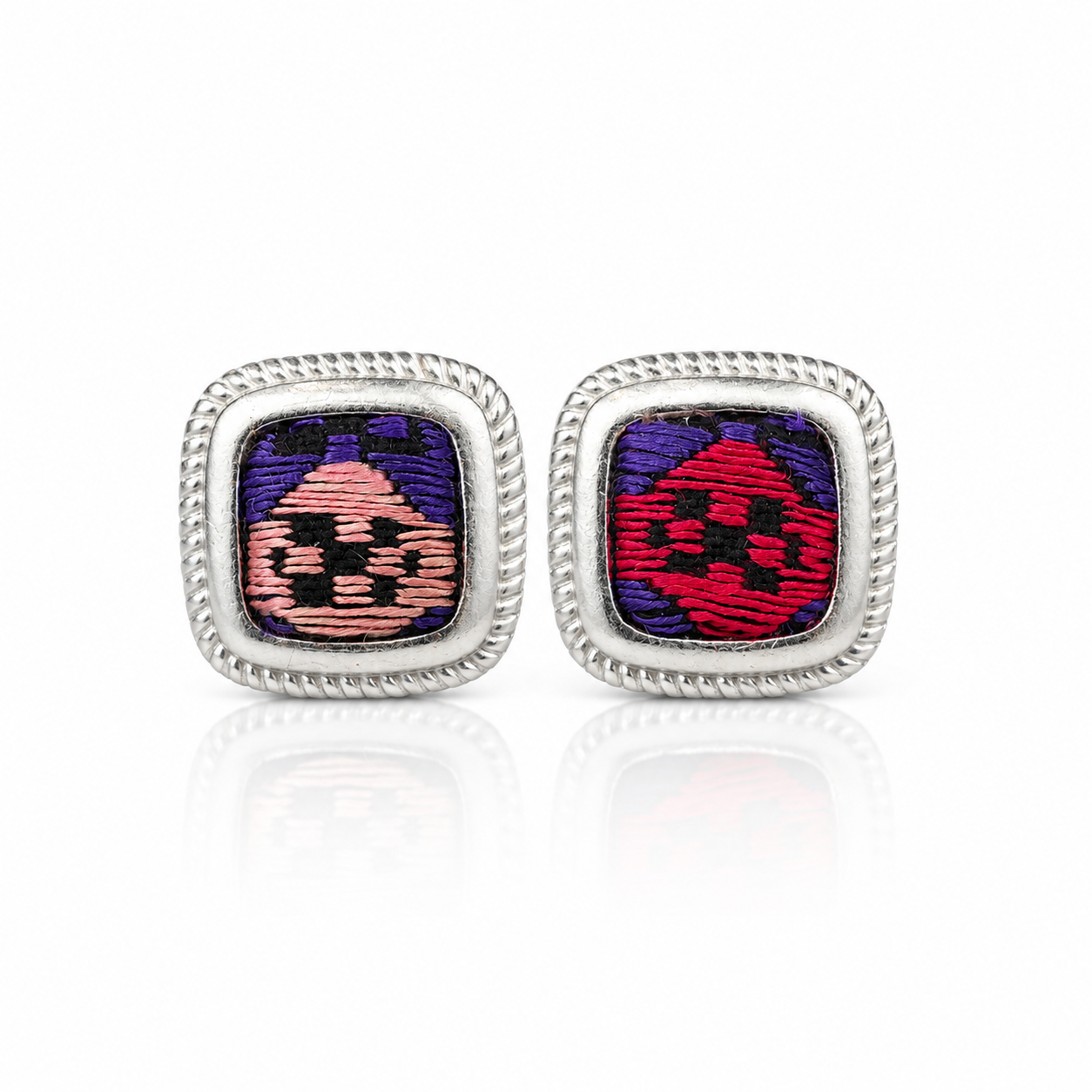 Vintage Embroidery Earrings | Heritage