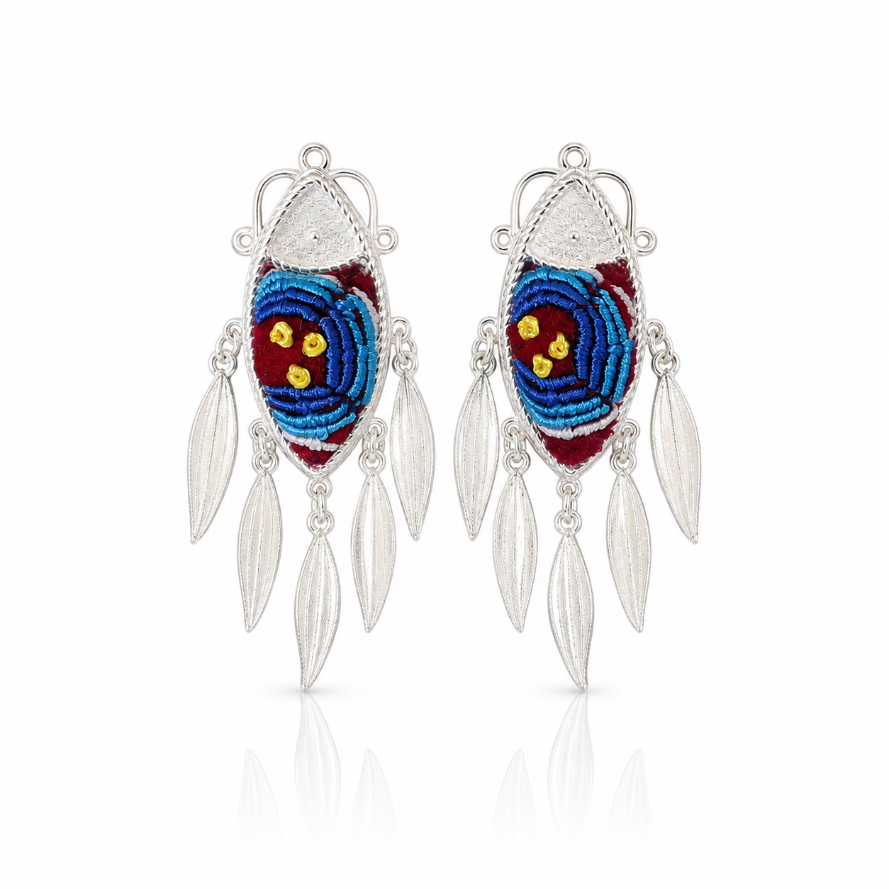 Vintage Embroidery Earrings | Heritage