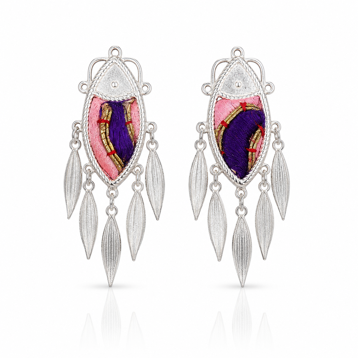 Vintage Embroidery Earrings | Heritage