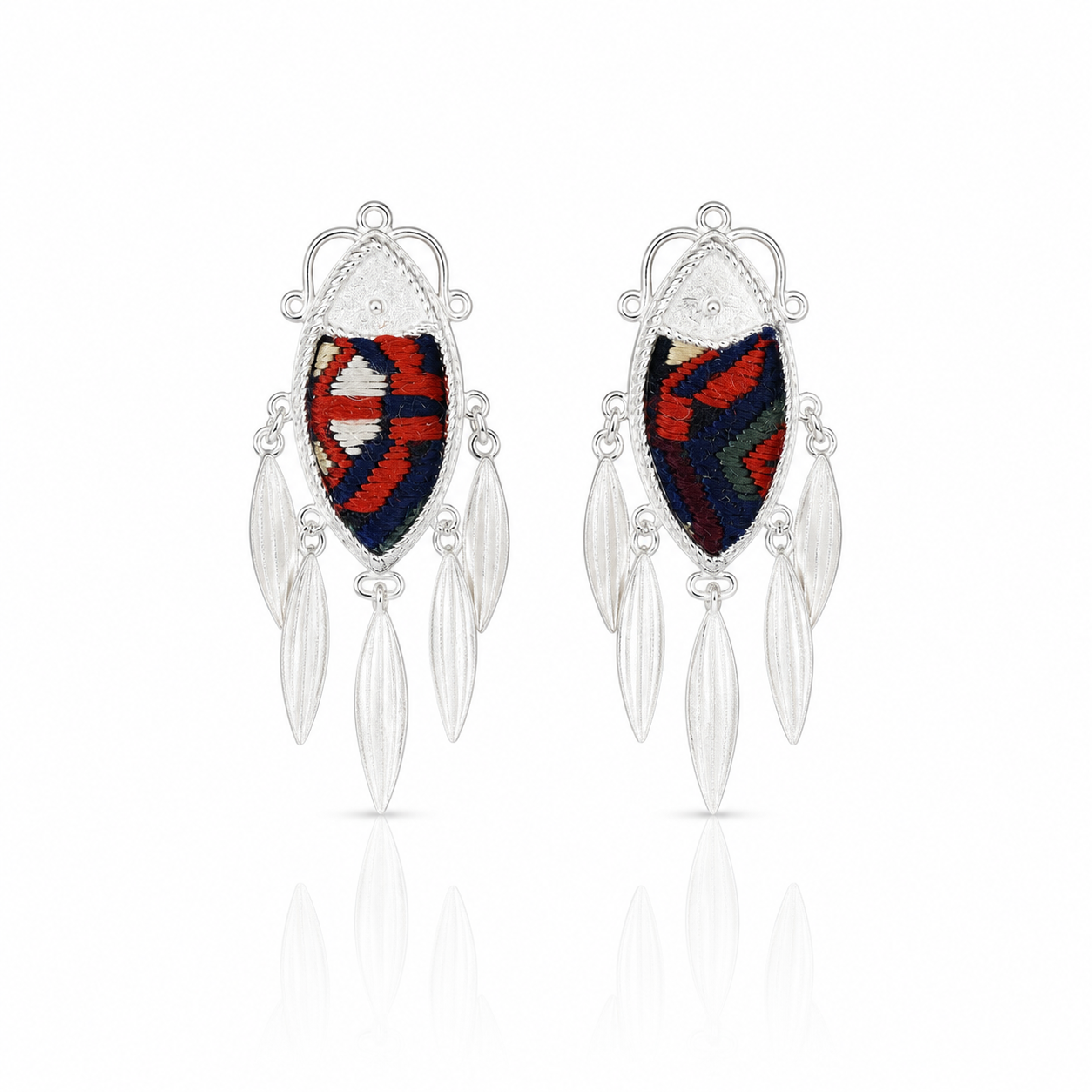 Vintage Embroidery Earrings | Heritage