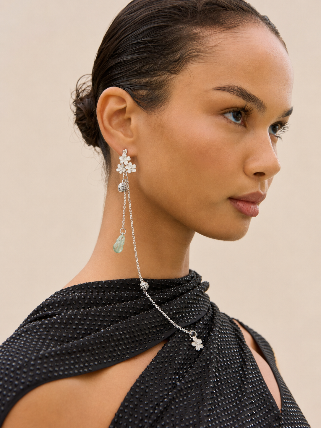 Miao Silver Earrings | Ethnic Heritage