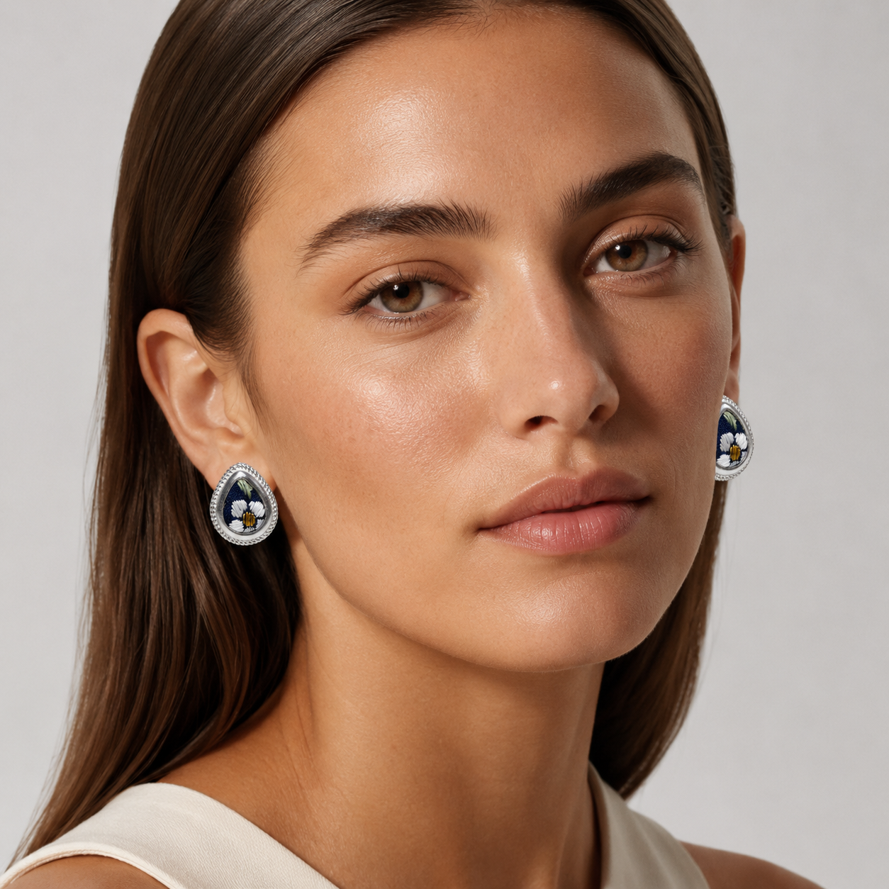 Vintage Embroidery Earrings | Heritage