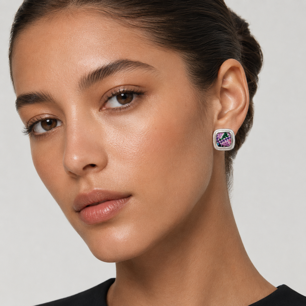 Vintage Embroidery Earrings | Heritage