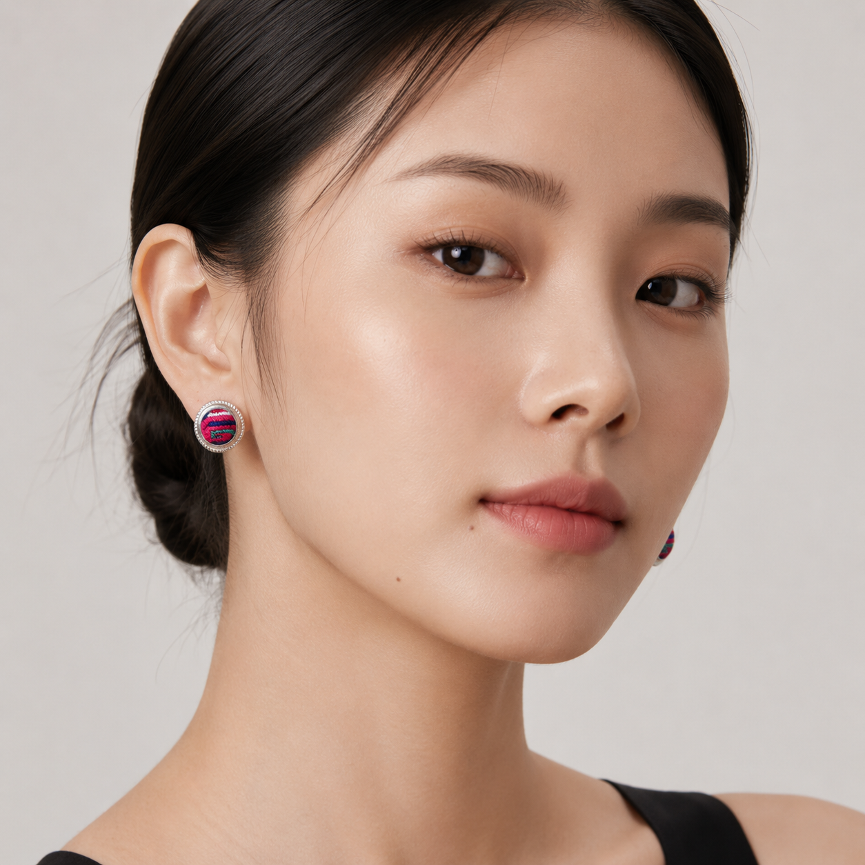Vintage Embroidery Earrings | Heritage