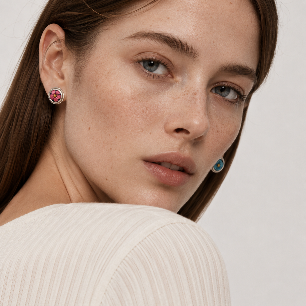 Vintage Embroidery Earrings | Heritage