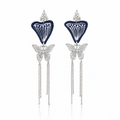Miao Silver Earrings| Ethnic Heritage