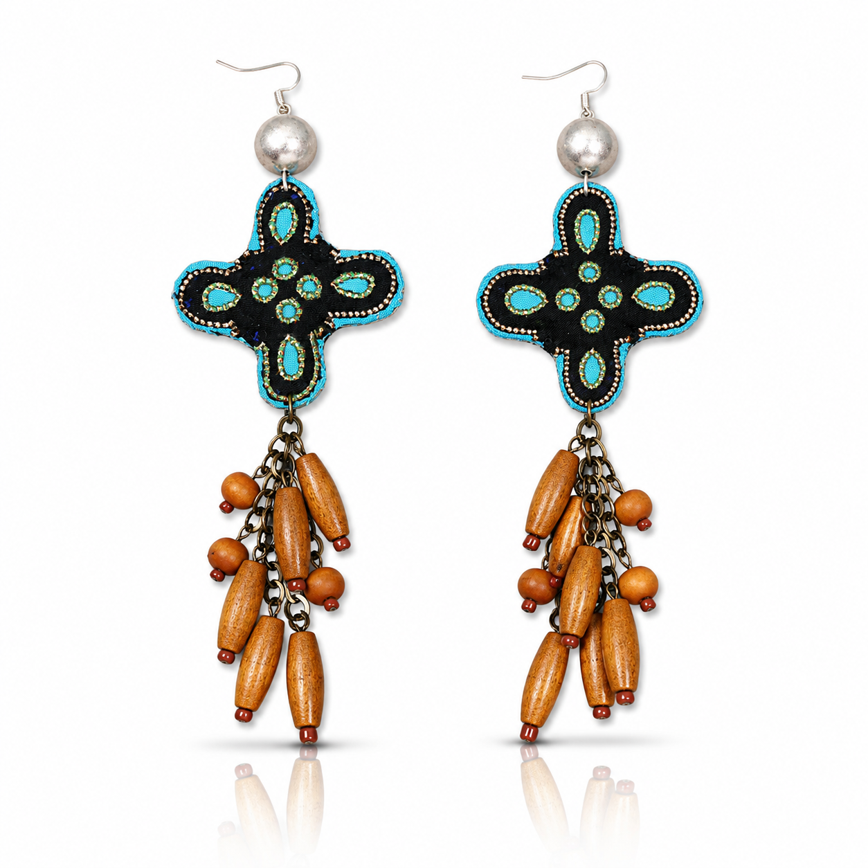 Vintage Embroidery Earrings | Heritage
