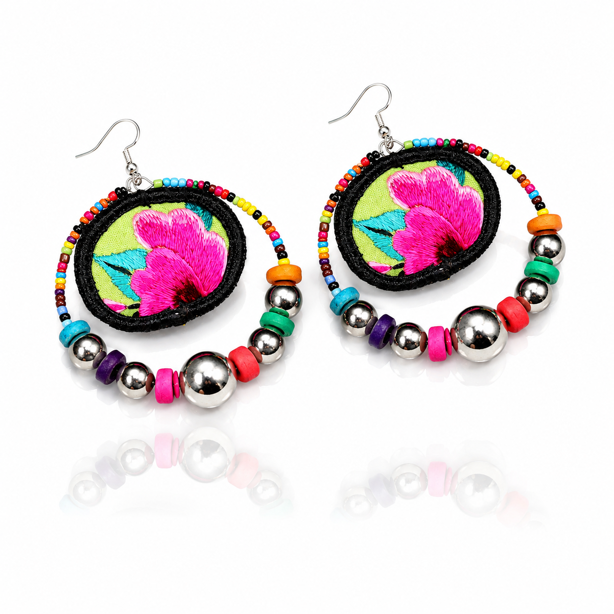 Vintage Embroidery Earrings | Heritage