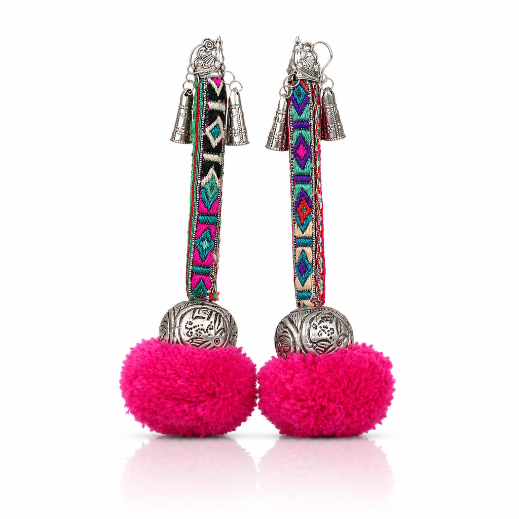 Vintage Embroidery Earrings | Heritage