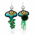 Vintage Embroidery Earrings  | Heritage