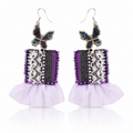 Vintage Embroidery Earrings | Heritage