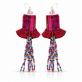 Miao Silver Earrings | Ethnic Heritage