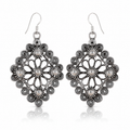 Miao Silver Earrings | Ethnic Heritage