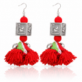 Miao Silver Earrings | Ethnic Heritage