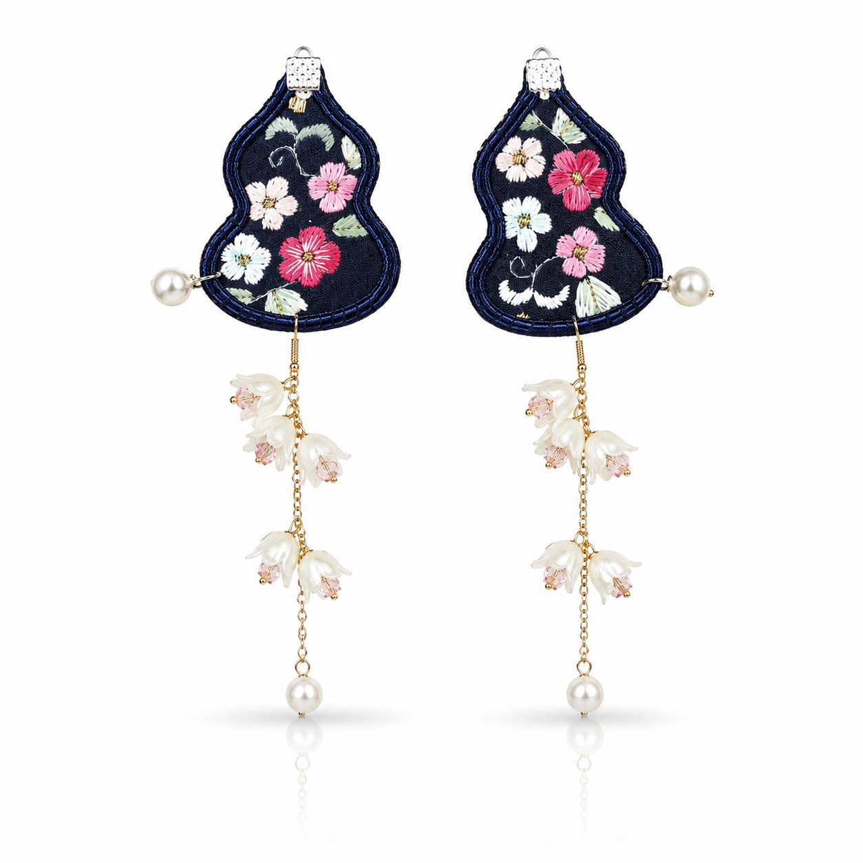 Vintage Embroidery Earrings| Heritage